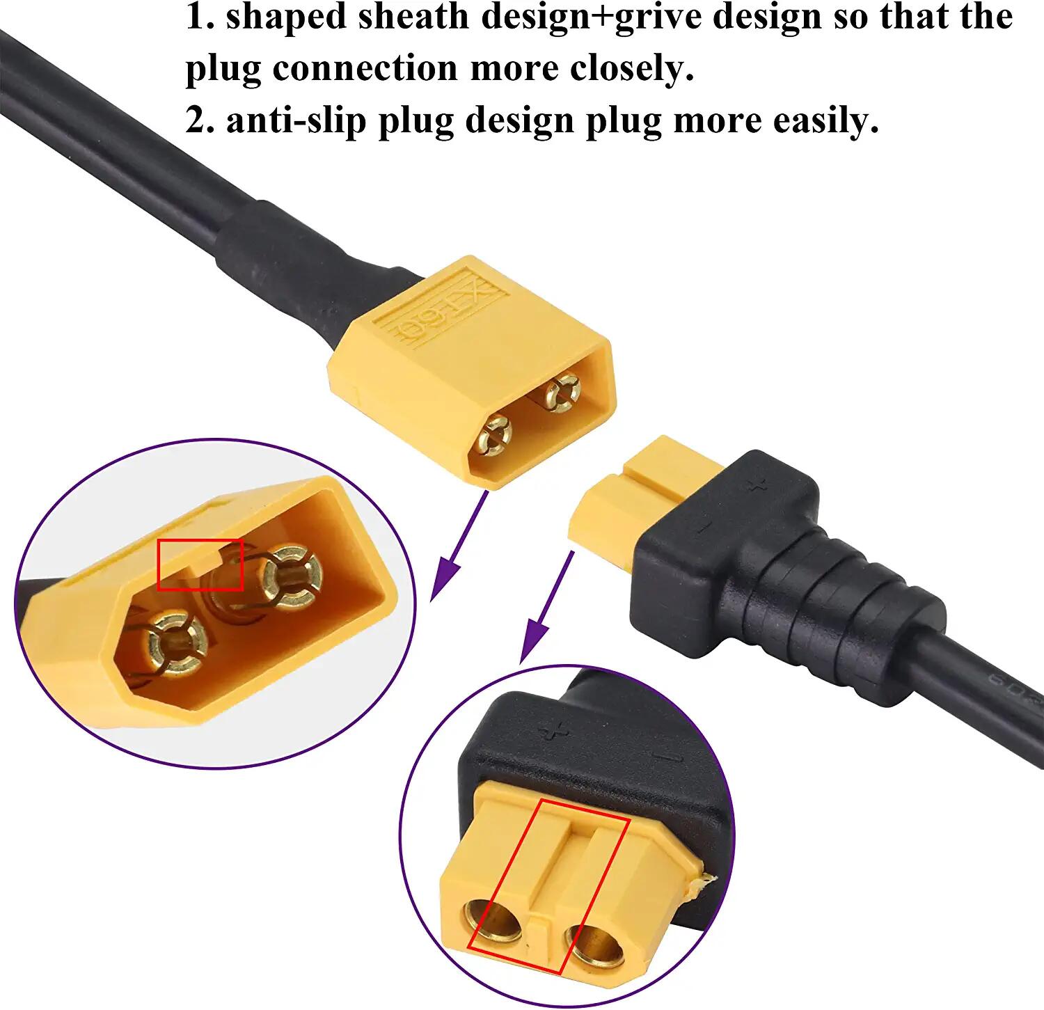XT60 Adapter Cable XT60 Male t - Drone Racing Gate 评论和价格