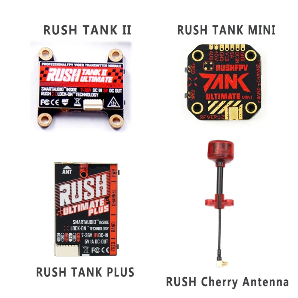 RUSH TANK Ultimate II/Mini/PLU - Drone Racing Vtx 评论和价格