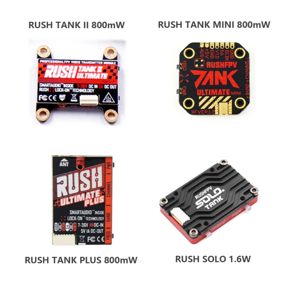 RUSH TANK Ultimate II/Mini/PLU - Drone Racing Vtx 评论和价格