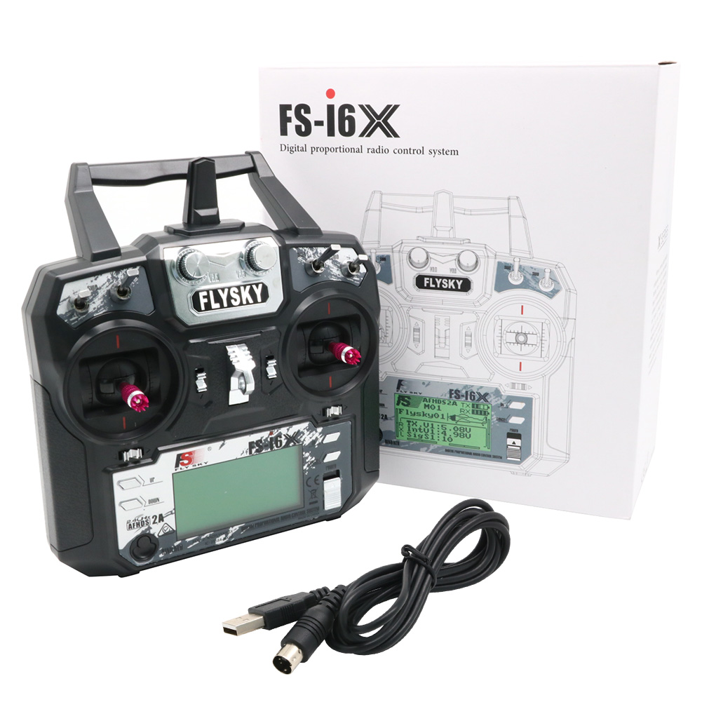 FLYSKY FS-i6X FS i6X 10CH 2.4G - Drone Racing Transmitter 评论和价格